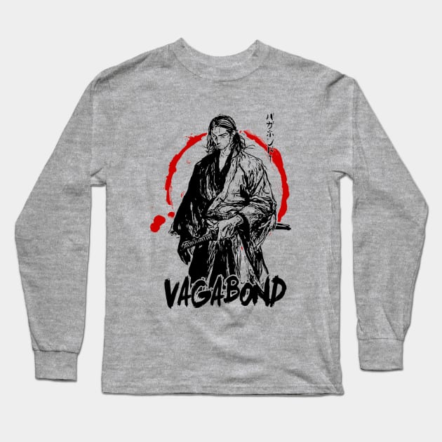 Vagabond (Miyamoto Musashi) Long Sleeve T-Shirt by Rules of the mind